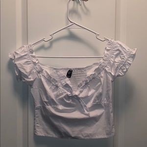 Windsor—White off the shoulder top